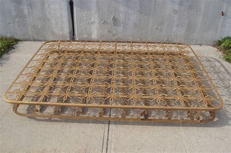 antique metal coil box springs|Vintage Metal Coil Bed Spring .